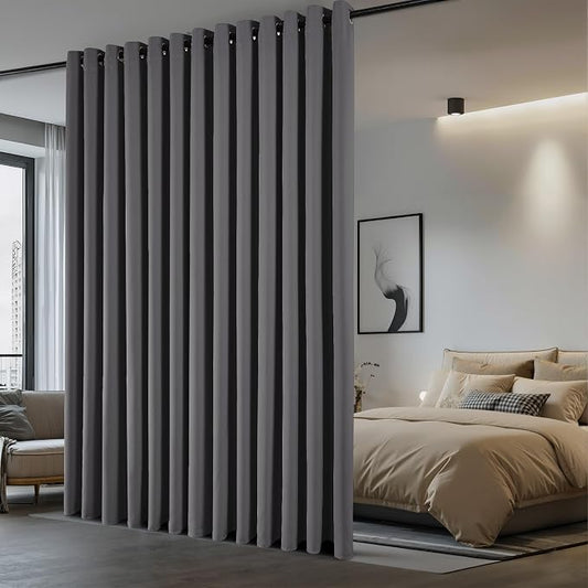 NICETOWN Closet Door Heavy Curtain, Room Dividers Shade Screens Partitions by NICETOWN