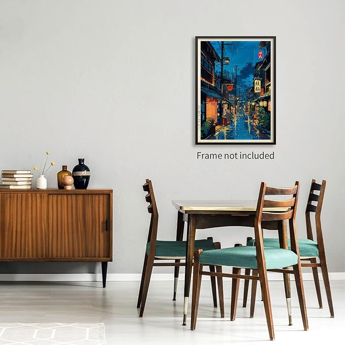 Podafu Japanese Tokyo Tea House Wall Art Poster - Image 3