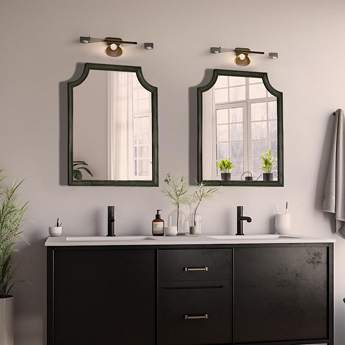 WallBeyond Scalloped Wood Mirror - Image 2