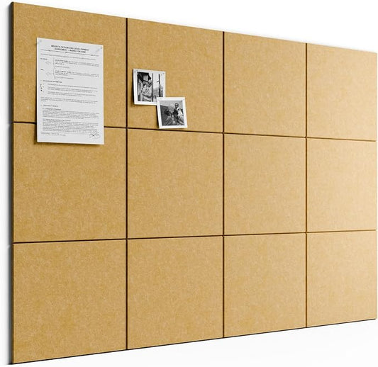 Bumusty Large Cork Board 48" x 36" Alternative by BUMUSTY