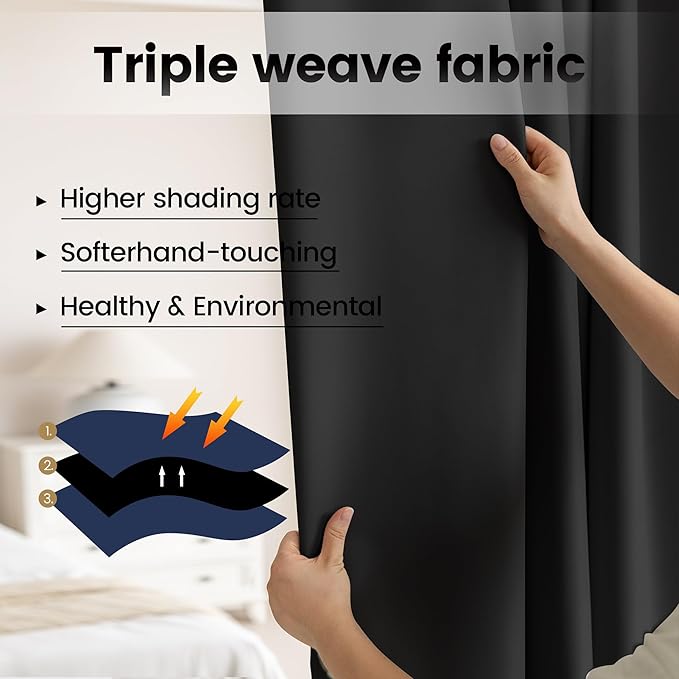 Room Divider, Extra Wide Theater Curtains Perfect - Image 4