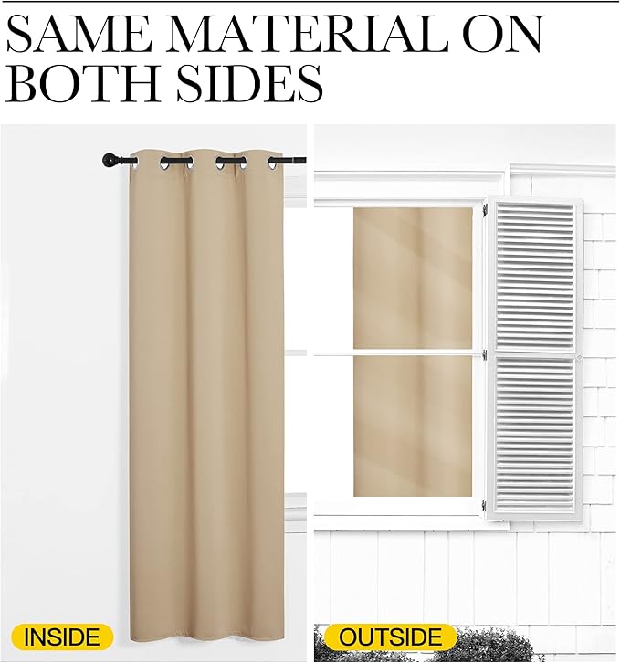 NICETOWN Room Darkening Curtain Panels - Image 5
