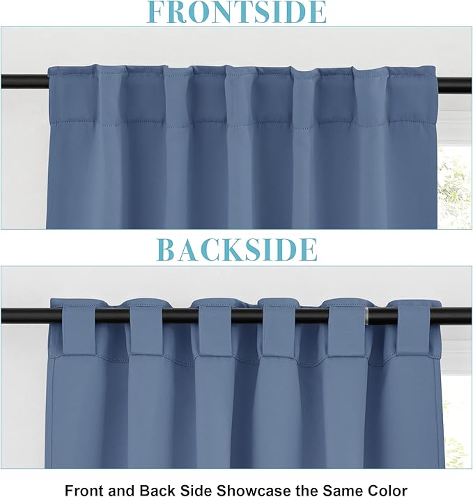 RYB HOME Bathroom Curtains Blackout - Image 3