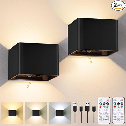 Rechargeable Motion Sensor Wall Light by Yochoice