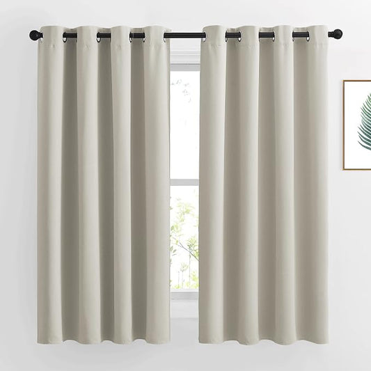 NICETOWN Natural Blackout Living Room Curtain by NICETOWN