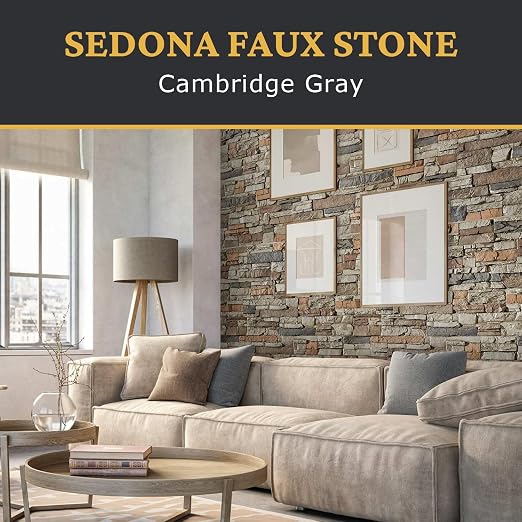 AZ Faux High-Density Polyurethane Faux Stone Interlocking Left Endcap - Image 2