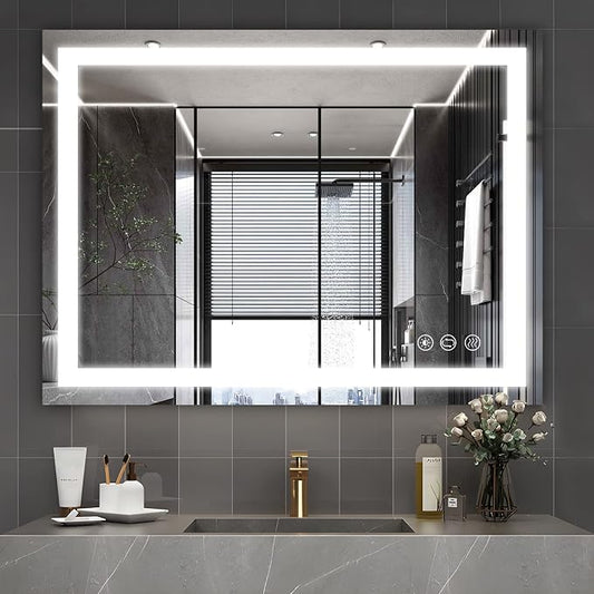 32x24 inch Wall Mounted LED Bathroom Mirror by Butylux