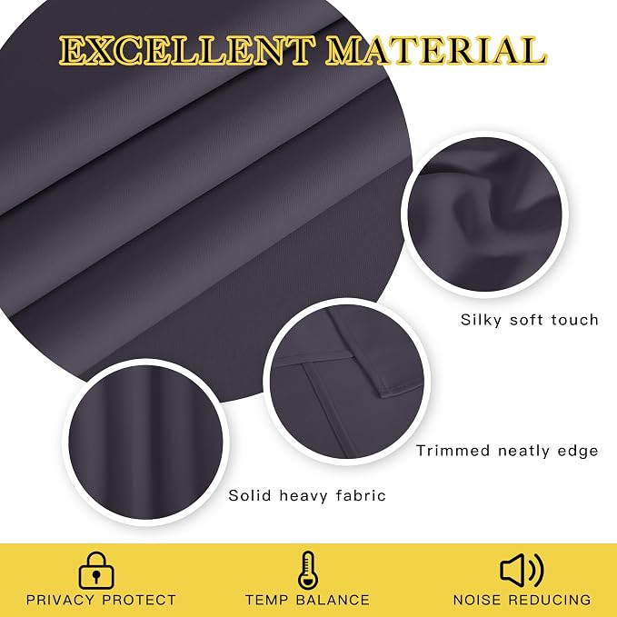 NICETOWN Kitchen Short Blackout Curtain and Drape - Image 2