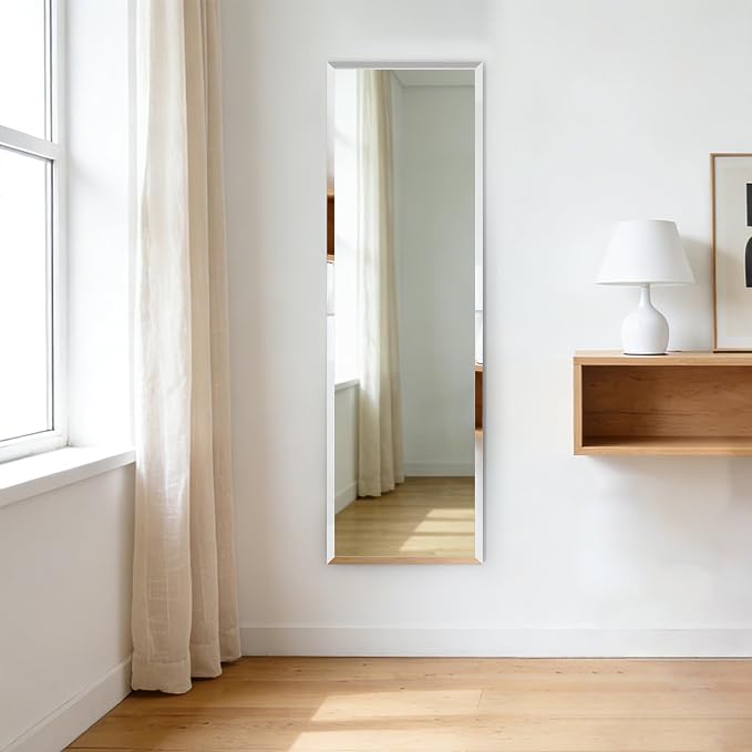 Frameless Mirror Full Length 57”x18”| Wall Mount Mirror Full Length Beveled - Image 5