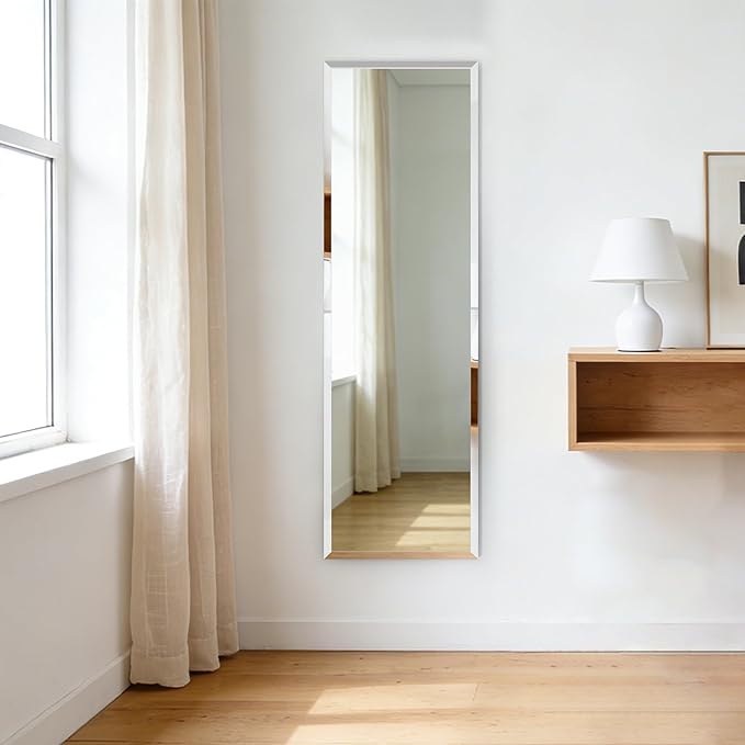 Frameless Mirror Full Length 65”x24”| Wall Mount Mirror Full Length Beveled - Image 2