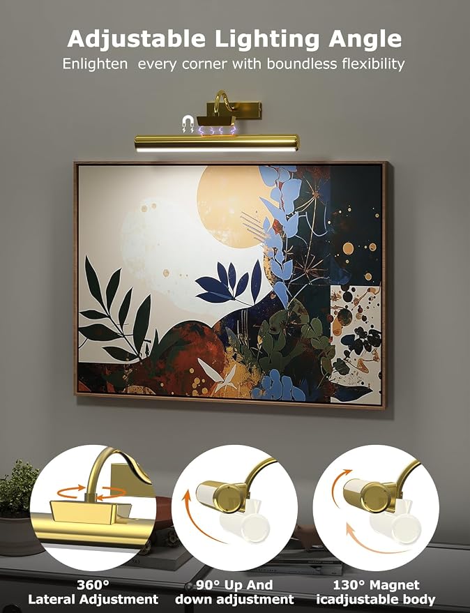 Skairipa Picture Light Battery Operated, Wireless Art Light - Image 5
