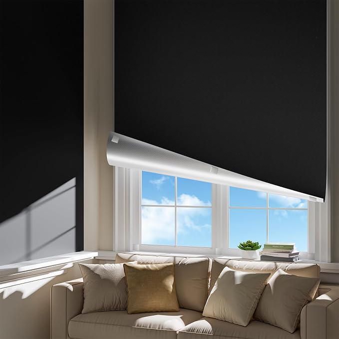 72" W x60 H Portable Blackout Curtains by HEMRLY