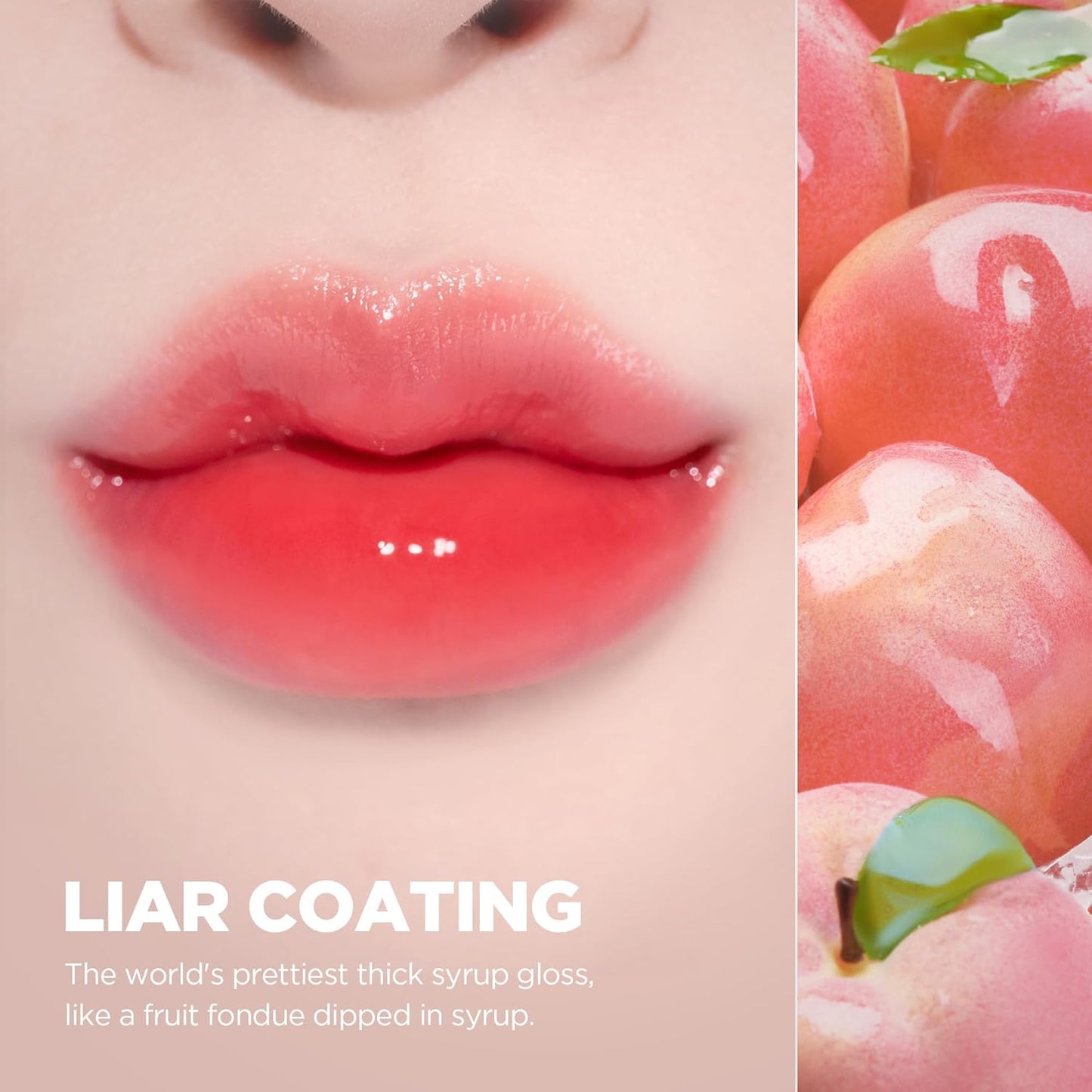 lilybyred Bloody Liar Coating Tint | Korean Glossy Lip Stain, Vivid & Juicy Color, Syrupy Shine, Moisturizing, Long-Lasting & Smudge-Proof, Non-Sticky, Lightweight, 0.14 oz. (02 Sentimental Lychee)