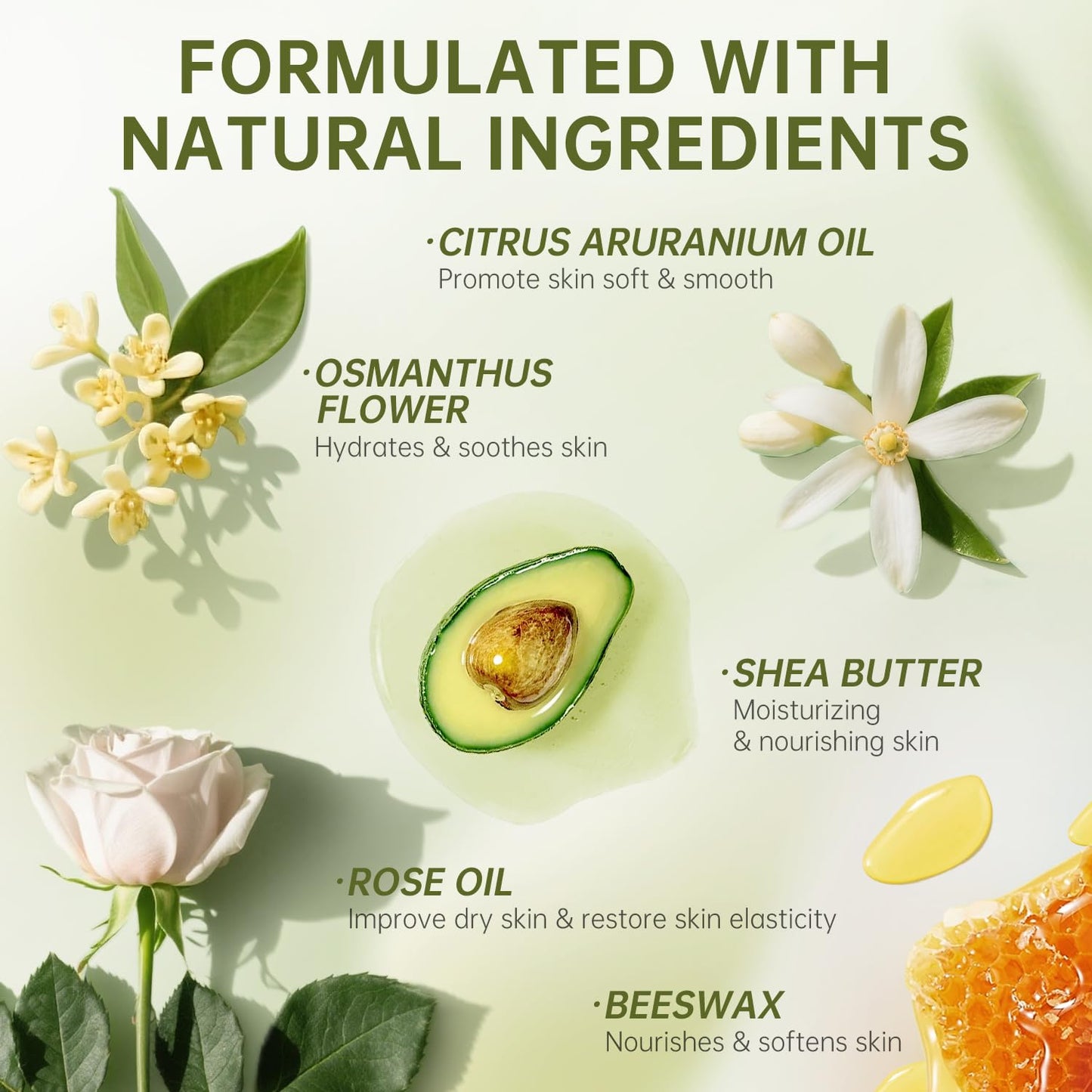 BOLI Shea Butter Body Scrub, Walnut Shell Powder Exfoliating Moisture Scrubber Deep Cleansing Nourishes for Smooth (250g, Shea Butter)