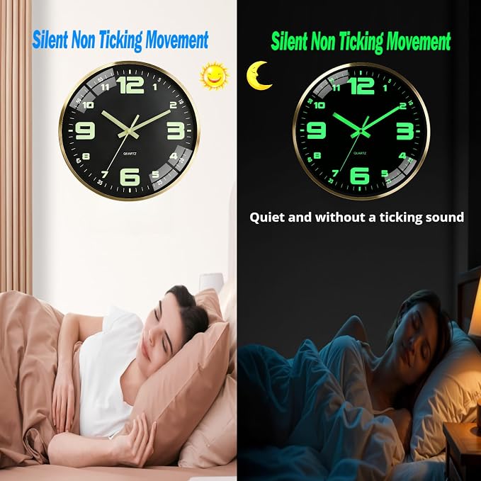 12-inch modern silent wall clock - Image 4