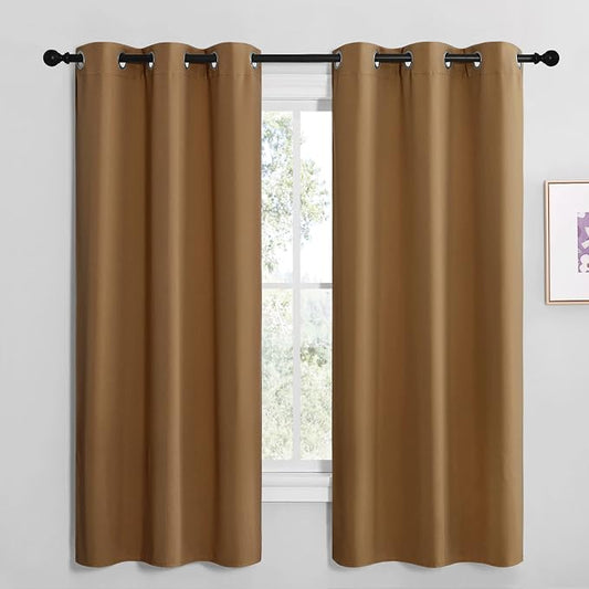 NICETOWN Sleek Blackout Curtains 68 inches Length by NICETOWN