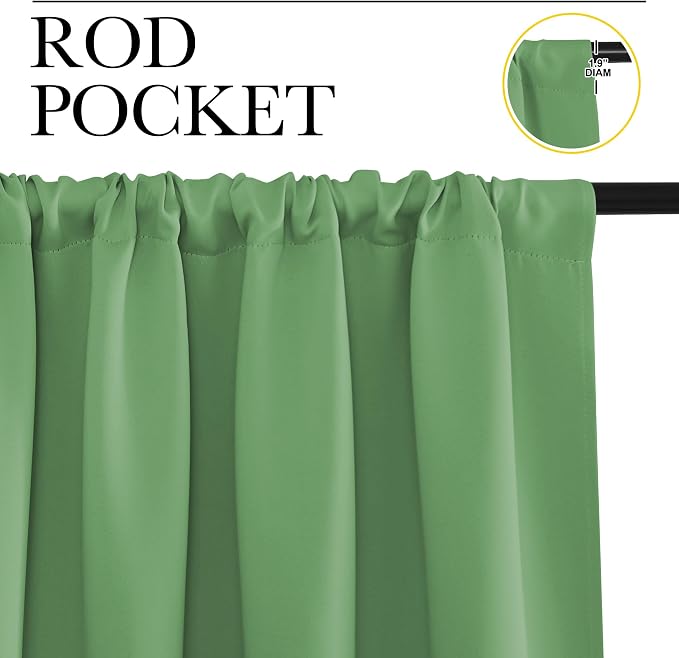 NICETOWN Room Darkening Curtains - Image 2