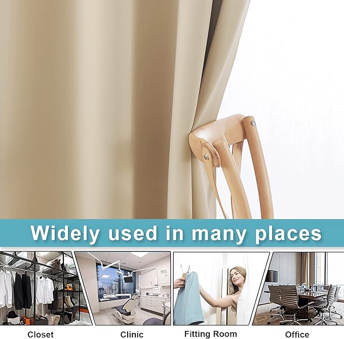RYB HOME Decor Freestanding Office Partition Wall Divider, Contemporary - Image 5