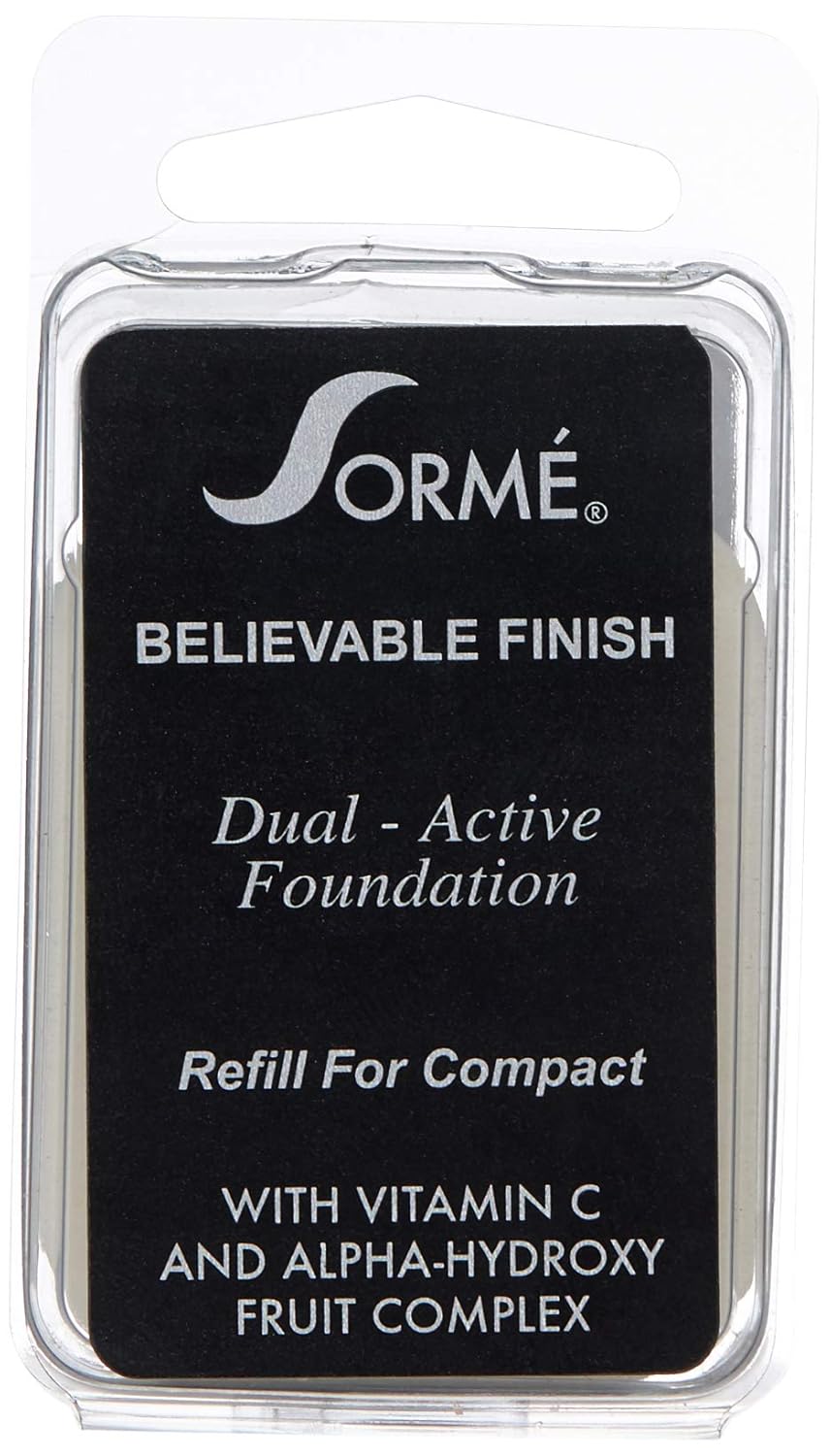 Sorme' Treatment Cosmetics Believable Finish Dual Active Foundation Refill, Beige Suede