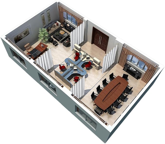 RYB HOME Sliding Door Curtains Room Divider, Heavy Duty Grommet Curtain - Image 8