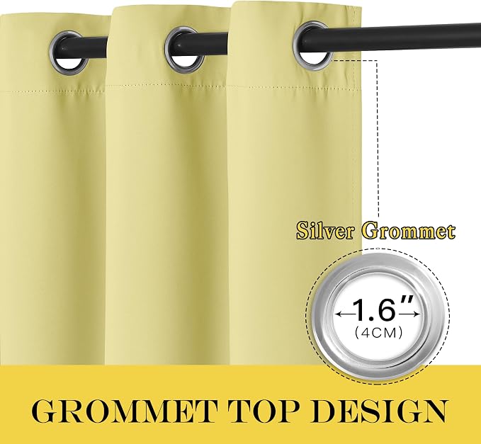NICETOWN Blackout Curtains 120 inch Length - Image 5