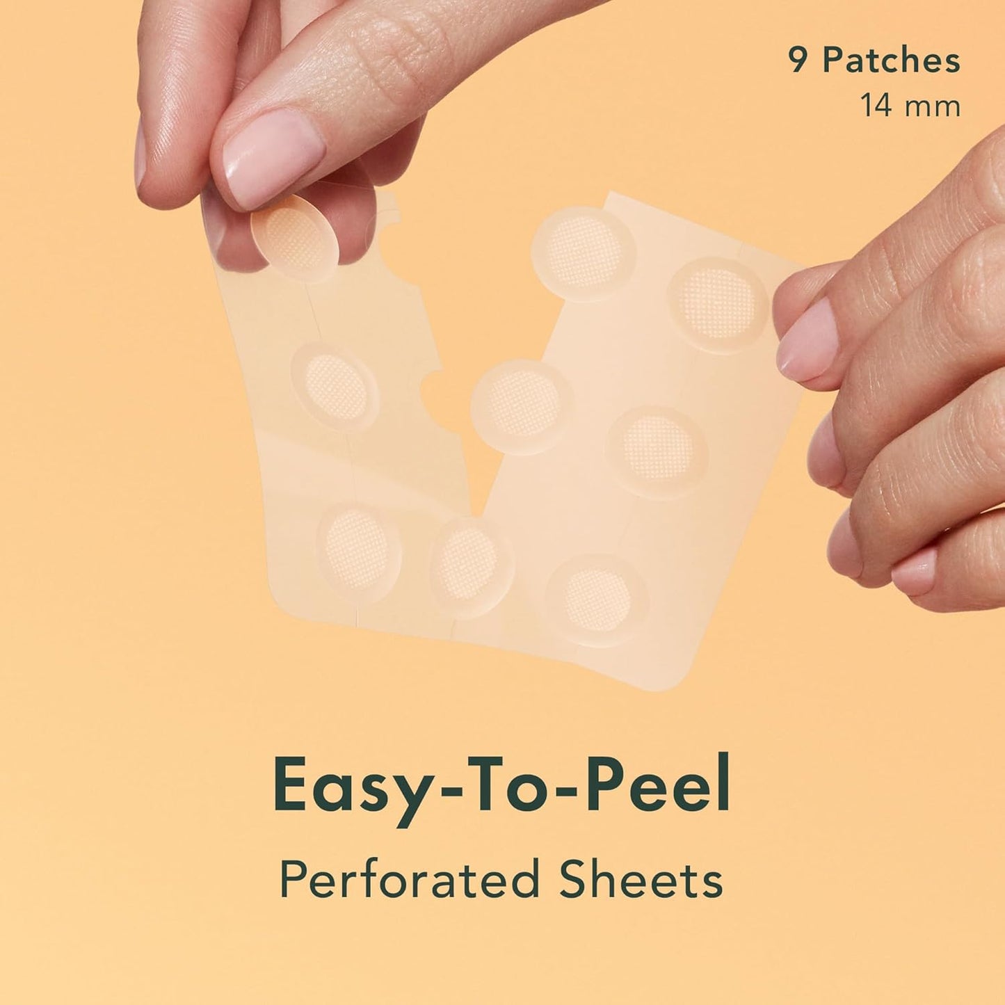 Rael Pimple Patches, Miracle Microcrystal Vitamin C Dark Spot Cover - Hydrocolloid Patch with Glutathione and Niacinamide, Treatment for Post Acne, Korean Skin Care, Vegan, Cruelty Free (9 Count)