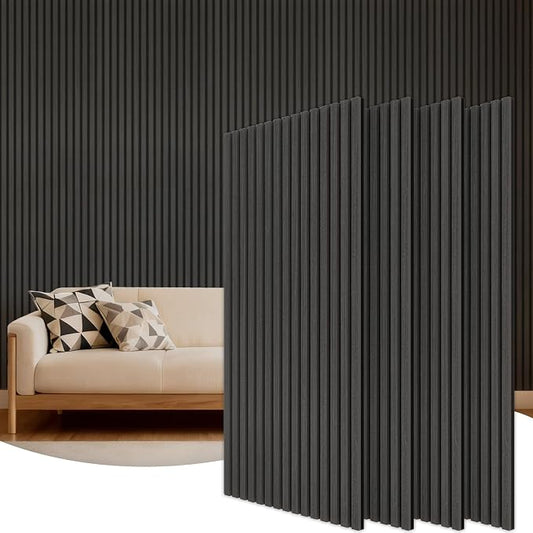TONOR Wood Wall Panels for Interior Wall Decor, 4 Pack 47.2" x 23.6" Wood Slat by TONOR