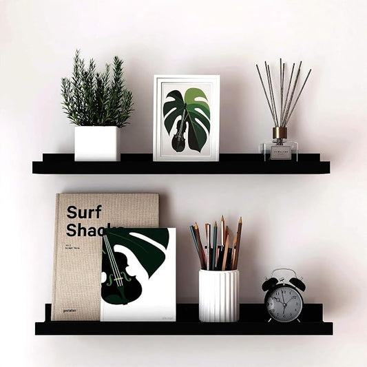 Long Floating Shelves for Wall Decor, Long Wall Mounted Storage Shelf for by Unknown