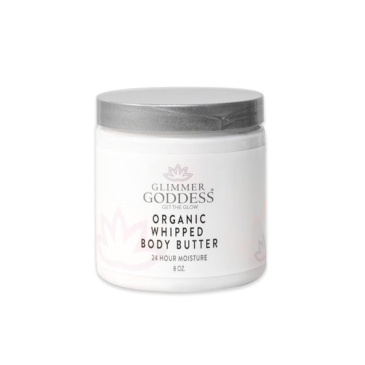 GLIMMER GODDESS Organic Whipped Body Butter (Blood Orange) 8 oz