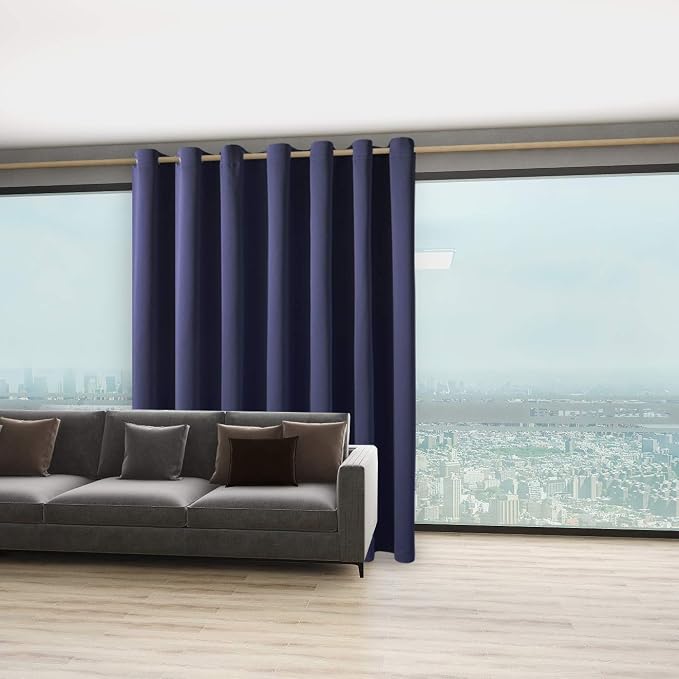 BONZER Room Divider Curtain Total Privacy Wall Extra Wide Thermal Insulated - Image 5