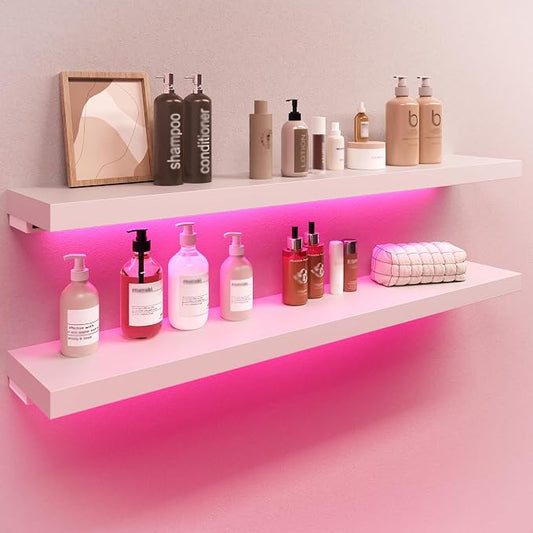 BAMEOS RGB LED Floating Shelves by BAMEOS
