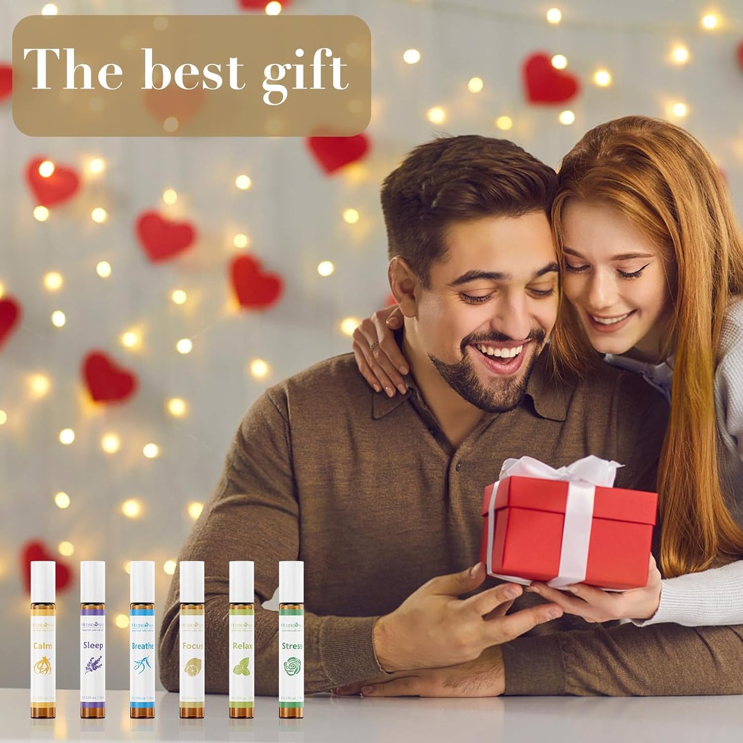 Aromatherapy Essential Oil Roll On Blend Relaxation Gift for Women, Natural and Pure Essentail Oils with Travel Size Roller Ball Bottle (Sleep, 1)