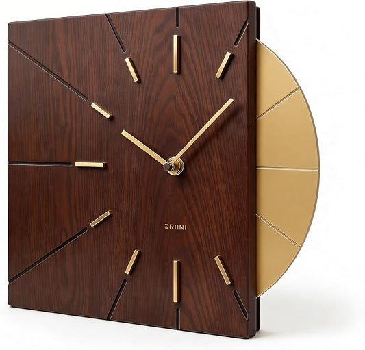 Driini Clocks Mid Century Modern Wall Clock by Driini