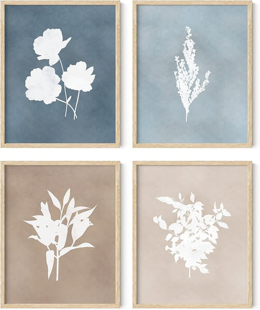 HAUS AND HUES Floral Wall Art by HausandHuesArtPrints