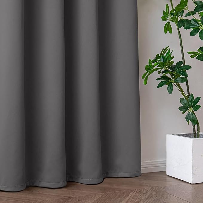 IGEMAEVE Blackout Curtains 72 Inch Length 2 Panels Set, Grommet Energy Saving - Image 7