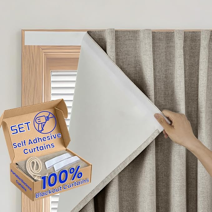 Peel & Stick 100% Blackout Panel by Sovtfides