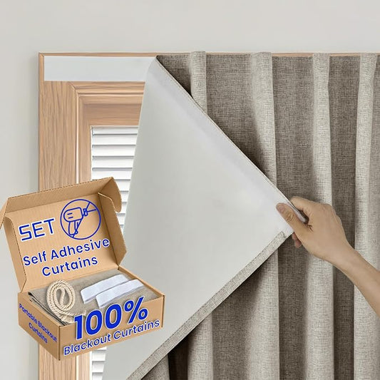 Removable 100% Blackout Shade by Sovtfides