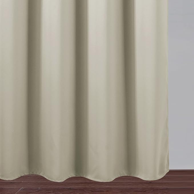 LEMOMO Light Beige Thermal Blackout Curtains/52 x 54 Inch/Set of 2 Panels Room - Image 9