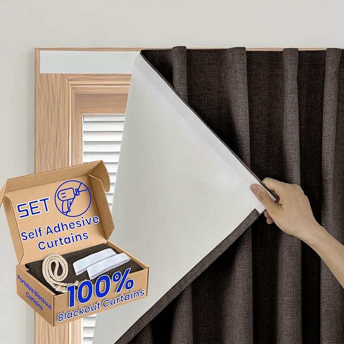 No-Tools 100% Blackout Shade by Sovtfides