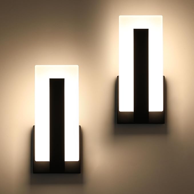 Joosenhouse Modern LED Wall Sconce Dimmable Wall Mounted Lamp Set of 2 by Joosenhouse