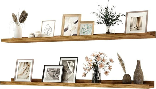 Long Floating Shelves for Wall Decor, Long Wall Mounted Storage Shelf for by Unknown