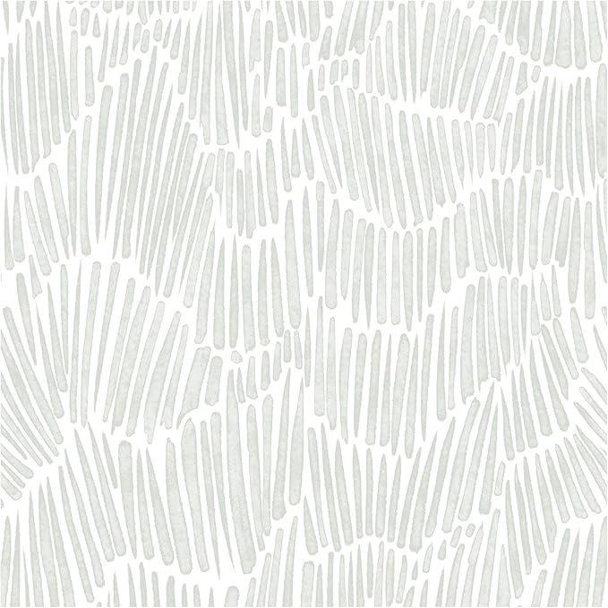 Theper Green Wallpaper 17.3"×197" Modern Striped Peel and Stick Wallpaper Boho by Theper