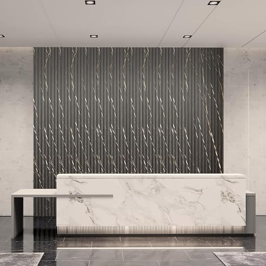 Art3d 8-Pack WPC Slat Panel for Interior Decor, Decorative Fluted Accent Wall - Image 4