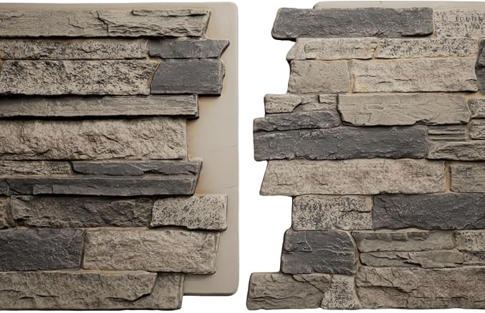 Ekena Millwork 49"W x 25 1/2"H x 1 1/4"D Acadia Ledge Stacked Stone, StoneWall - Image 8