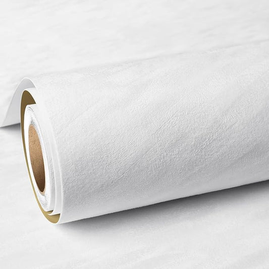 ReWallpaper White Velvet Wallpaper Peel and Stick Luxury Velvet Fabric by ReWallpaper