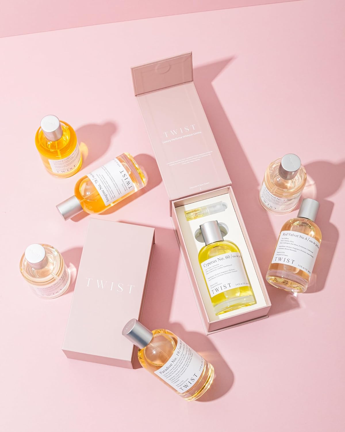 Twist Gooey Dates No. 25 - Inspired by L. Sticky Dates, Long-Lasting Perfume for Women & Men, Vegan, Clean Ingredients, Date Syrup & Vanilla Fragrance – Spray 100 ml | 3.4 fl. oz.