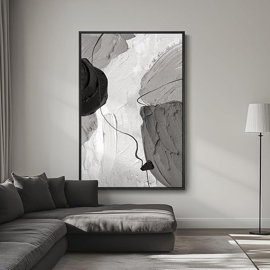 Extra Large Framed Abstract Wall Art by Cuspin