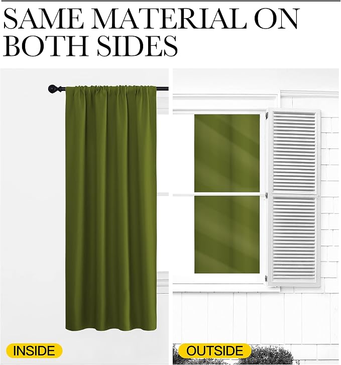 NICETOWN Window Curtains Blackout Drapes - Image 7
