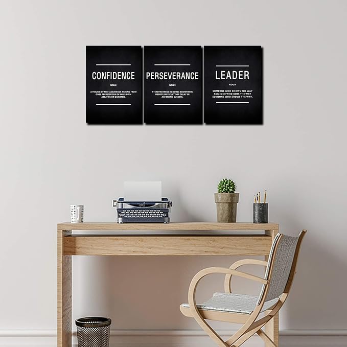 KAWAHONE Canvas Painting Wall Art Large, Motivational Leader Confidence - Image 3