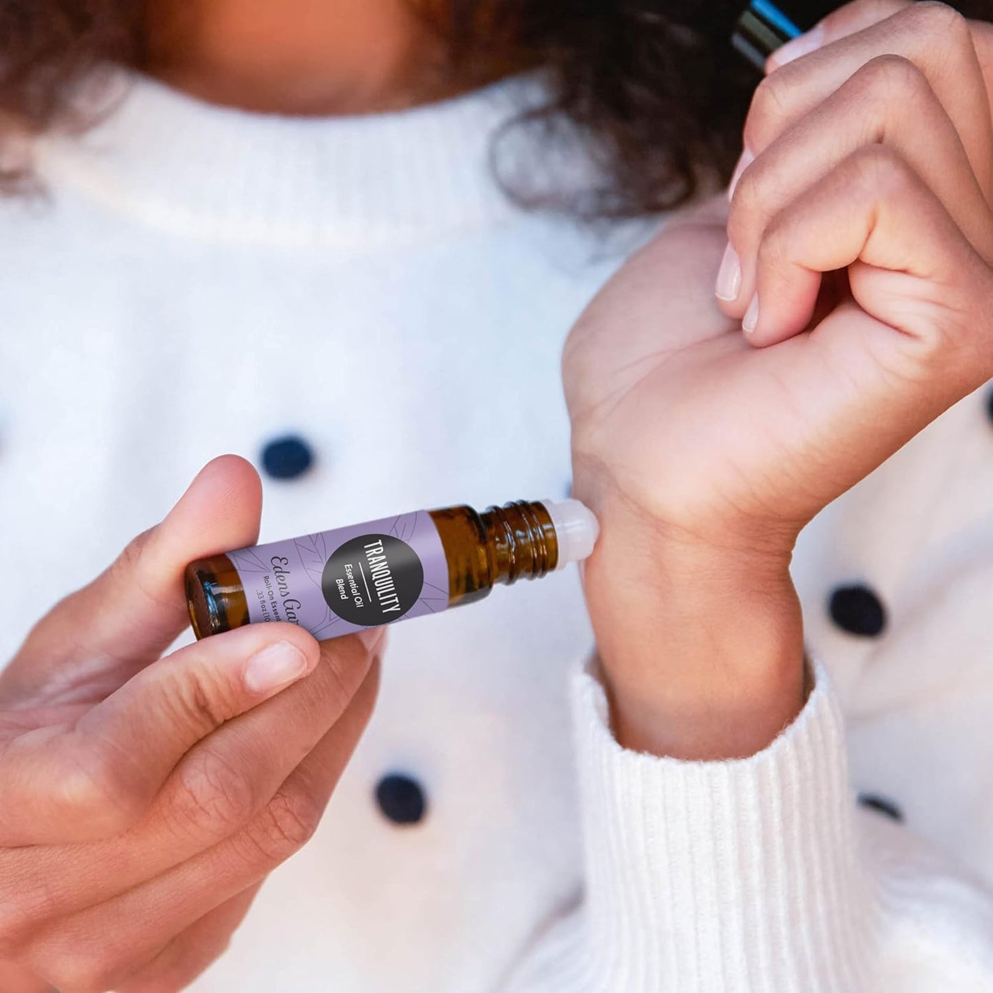 Edens Garden Tranquility Essential Oil Roll-On Blend- 100% Pure Premium Grade, Natural, Therapeutic, Aromatherapy, Kid & Skin Safe, The Best for Gifts, Relaxation Pre-Diluted 10 ml (.33 fl oz)